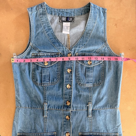 ** SOLD ** Vintage 90’s True Blue long jean dress - Picture 8 of 13